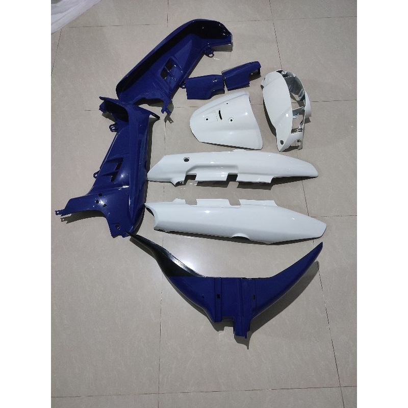Body Set Suzuki Shogun 110 Kebo Biru Putih Original SGP