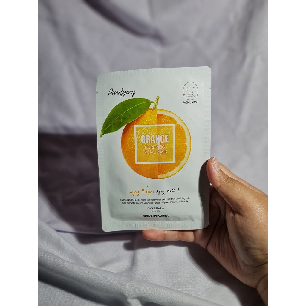 Kwailnara Orange Purifiying Facial Mask / Masker Wajah / Masker Muka KKV