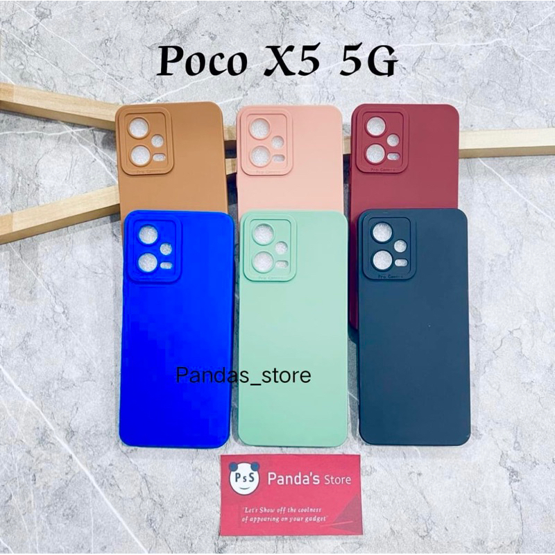 Softcase Pro Camera Poco X5 5G Candy Case Full Color 3D Silikon TPU