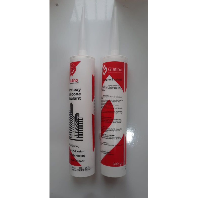 SEALANT GLATINO ASAM / LEM KACA / SILICONE ASAM / SILIKON