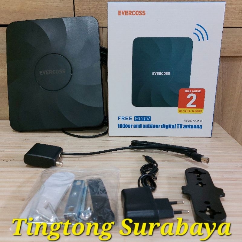 Evercoss Antena Tv Digital Indoor Outdoor Buat STB AN5000 AN5500