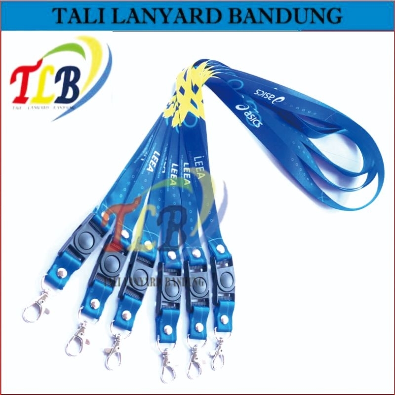 

LANYARD ID CARD CUSTOME PRINTING UKURAN 1,5 CM/LANYARD ID CARD PRINTING DESAIN CUSTOM