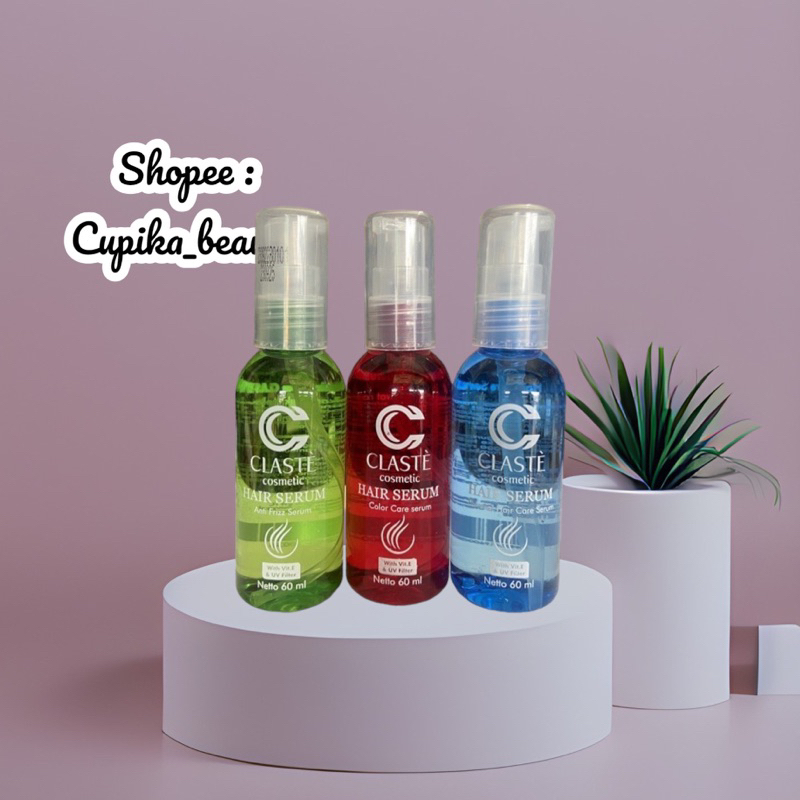 &lt;cb&gt; claste hair serum Bpom - serum rambut kayak silkoro claste