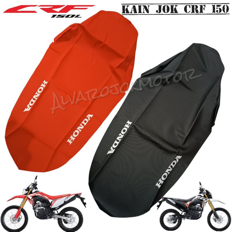KAIN JOK HONDA CRF original sarung jok merah kulit jok crf hitam