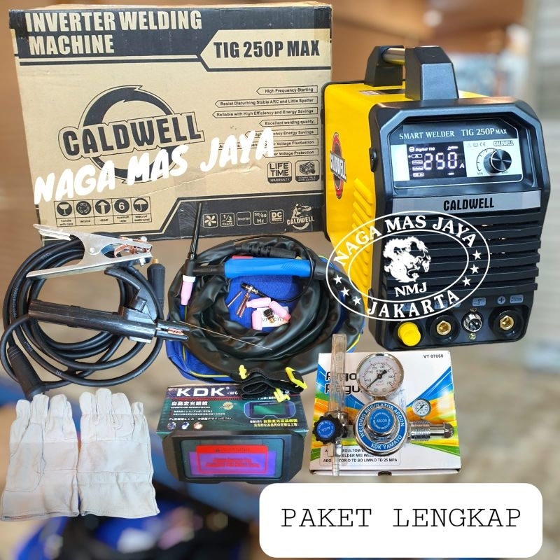 MESIN LAS ARGON CALDWELL TIG 250 P MAX / TRAFO LAS ARGON CALDWELL TIG 250P MAX / CALDWELL TIG 250