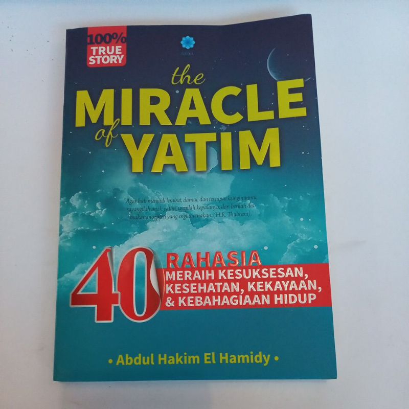 Buku Agama Original The Miracle Of Yatim "40 Rahasia Meraih Kesuksesan, Kesehatan, Kekayaan & Kebaha