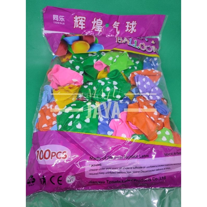 Balon Polkadot Isi 100 pcs Grosir
