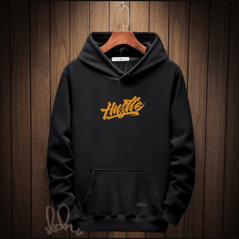 JAKET HOODIE THANKSKANDINAVIA THXNSMN SWEATER HOODIE MATRAS OFFICIAL WARNA HITAM OVERSIZE