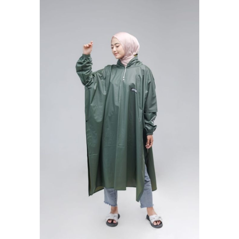 JAS HUJAN  Ponco Lengan celana Kelelawar Mantel Mantol Pria Wanita FALMA373