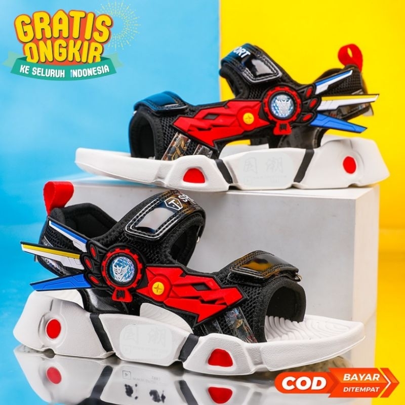 sandal sendal anak cowok laki laki umur 3 4 5 6 7 8 9 10 11 tahun / sandal sendal anak cowok kekinia