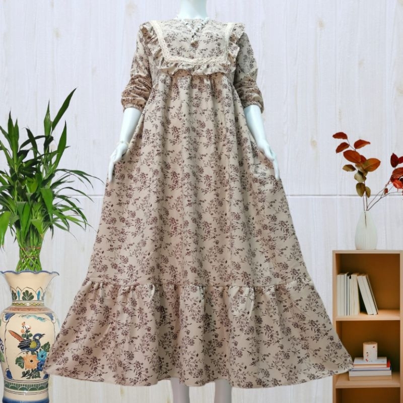 GAMIS SHAKILA MOTIF BARU