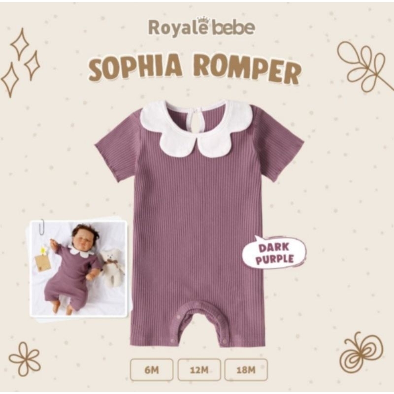 Royale Bebe Sophia Romper (6-18m) Sleepsuit Bayi RB-SR6-18M