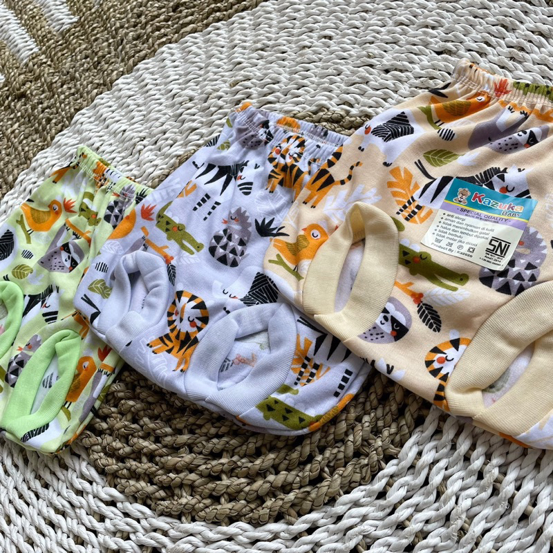 3 PCS Celana Pendek Celana Pop Celana Bayi Bawahan Bayi Celana newborn Hadiah Lahiran Bayi ASYAM BABY