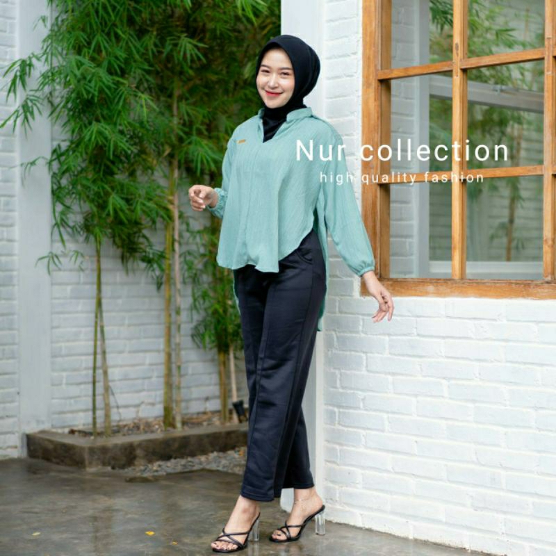 OUTER BABY CRUSH /LIVIA blouse LADY CRUSH atasan kemeja anti-kusut