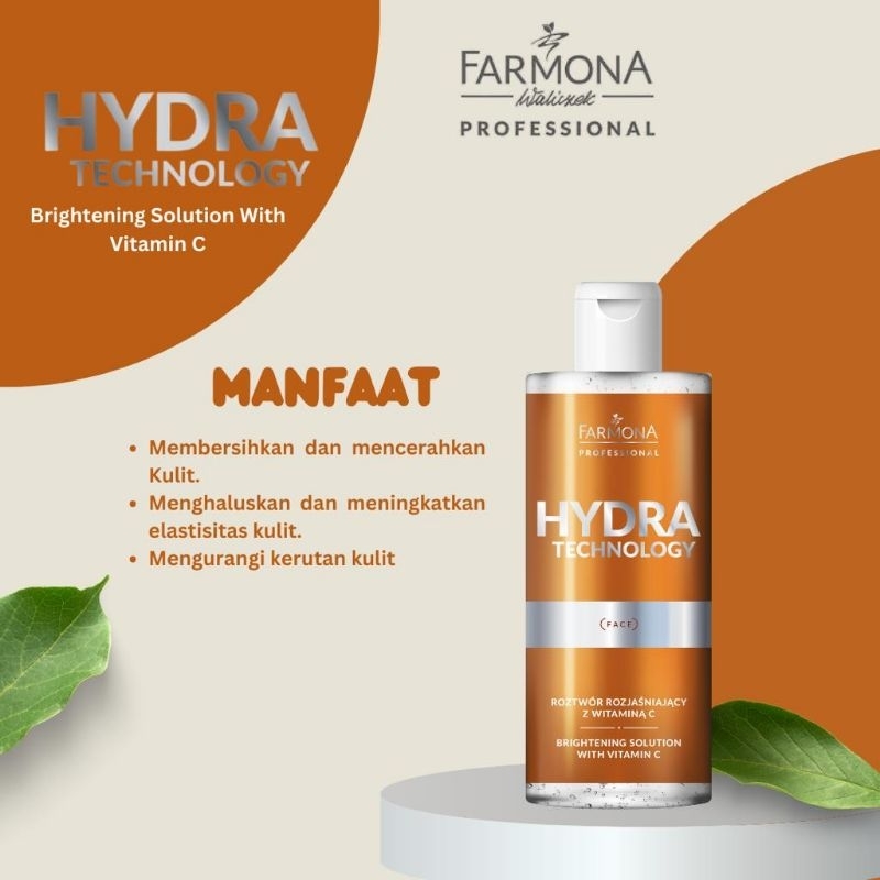 Cairan Silk peel/Hydra Booster Peel Farmona Hydra Technology with vitamin C untuk mencerahkan