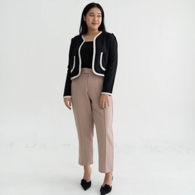 IWEARGRACIE - LAURA PANTS / CELANA PANJANG WANITA / CELANA KERJA / CELANA HIGHWAIST