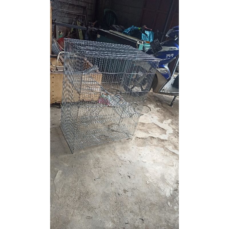 Kandang kucing P80 L40 T100 2tingkat