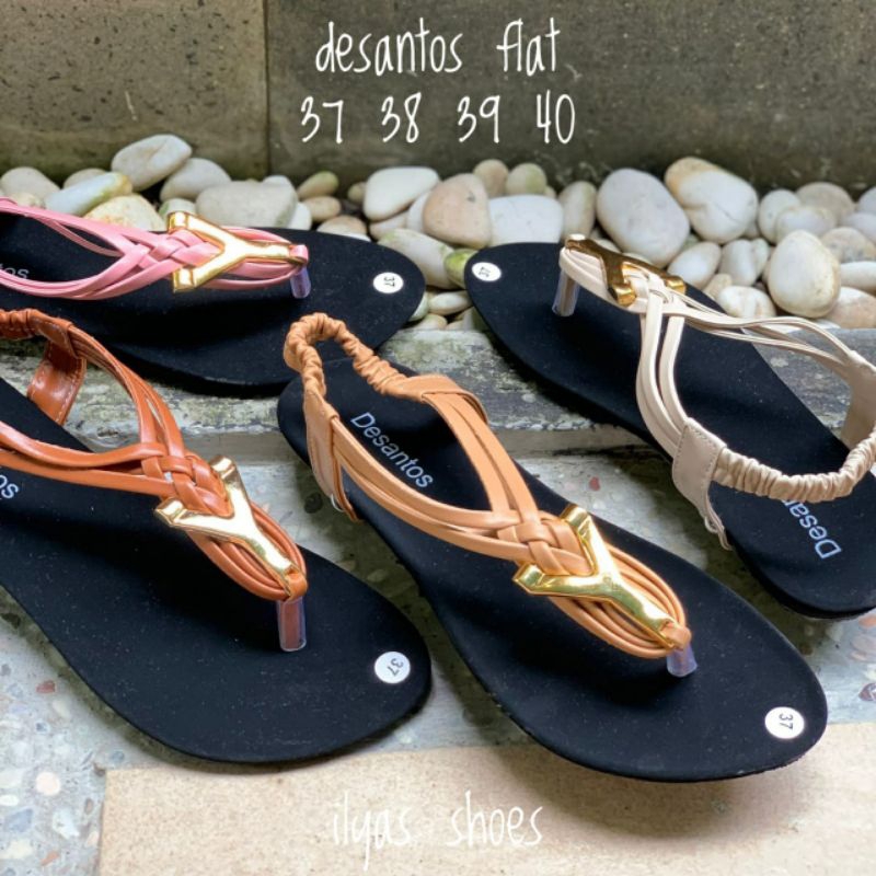 Sandal Wanita Desantos Flat