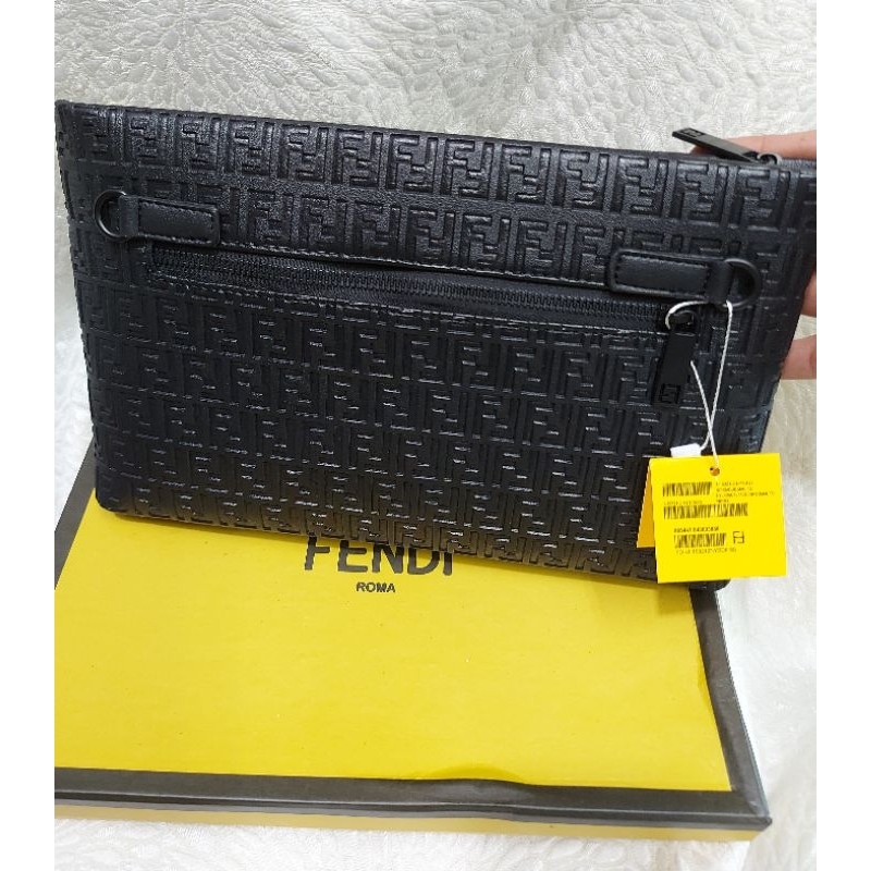 CLUTCH FENTI/FENTI PREMIUM WITH BOX (fendi ni boss senggol dong)