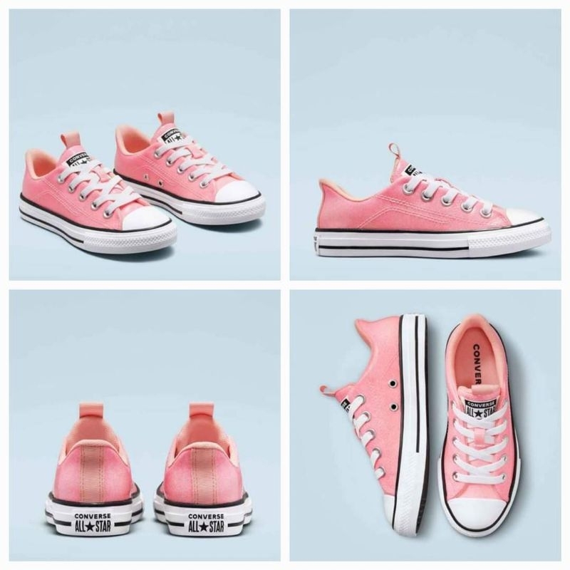 SALEEE 100% Original Converse kids Chuck Taylor All Star Rave Millennium Glam Ox Girl ( SLIP ON tali