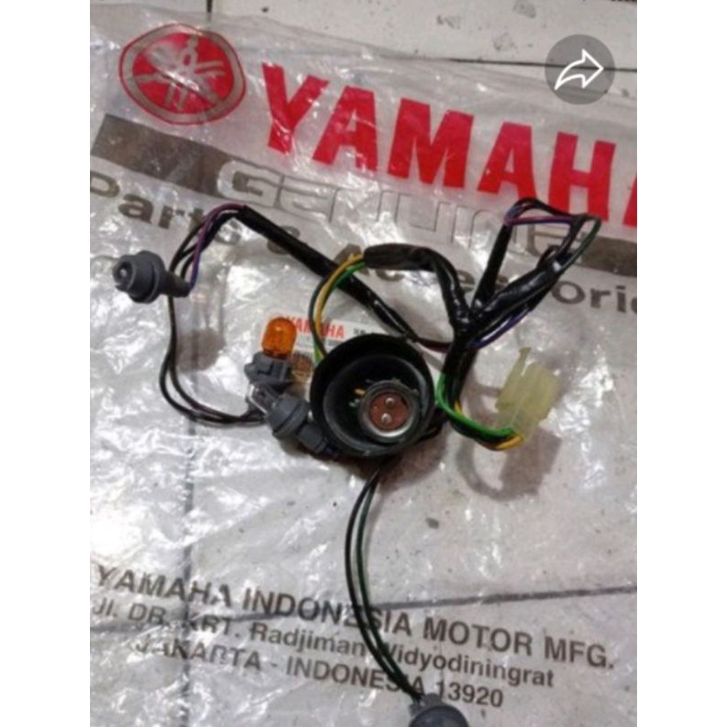 kabel soket set lampu depan dan sein Mio m3, Mio z, Mio 125 (original istimewa copotan motor)