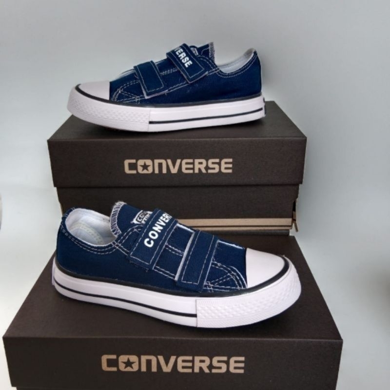 Sepatu Converse Anak Navy Model Tinggi / Sepatu Allstar Anak / Sepatu Anak Casual / Sepatu Sekolah Anak