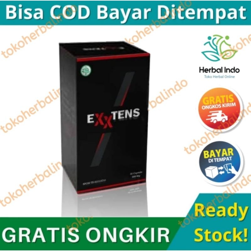 EXXTENS ASLI 100% ORIGINAL OBAT HERBAL SUPLEMEN PRIA TERAMPUH