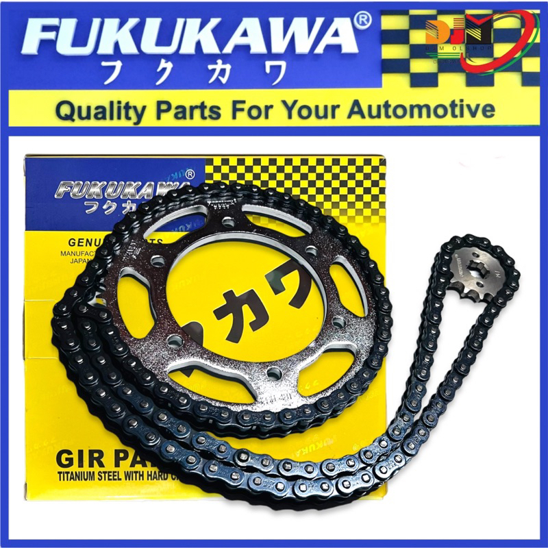 Gear Set Fukukawa R15 New (Led) V3 Rantai 428H-128L 48T-14T