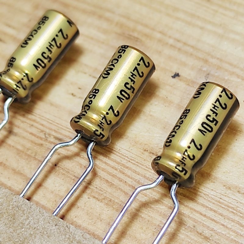 Elco 2.2uf Nichicon FG FINE GOLD 50V Audio Elco Capacitor Japan Hi Grade elko kapasitor 225 2,2uf 2,