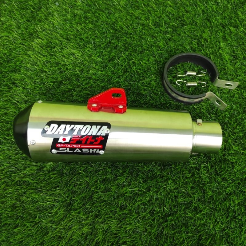 KNALPOT DAYTONA SILINCER ONLY INLET 50MM GRATIS DB KILLER