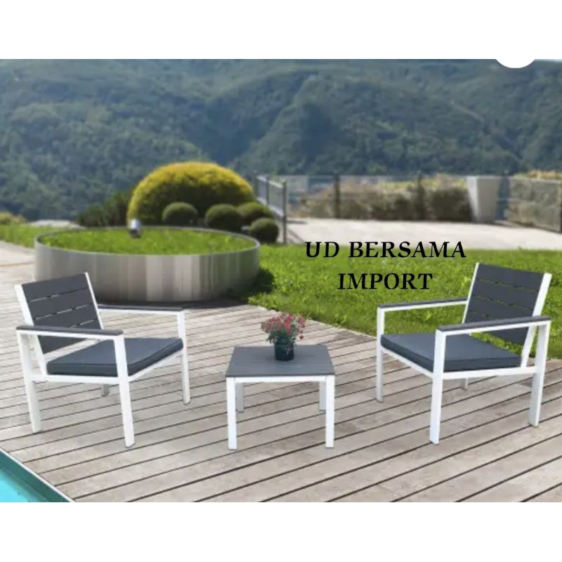 KRISBOW Set Kursi&amp;Meja Taman/Set Kursi Meja Outdoor/Kursi Sofa