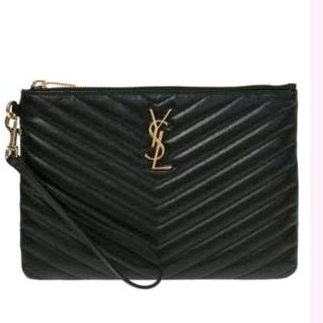 Preloved YSL WOC clucth black