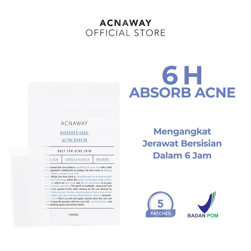 (ACNE PATCH)ACNAWAY Ultra Thin Acne Patch & Infinity Size Acne Patch
