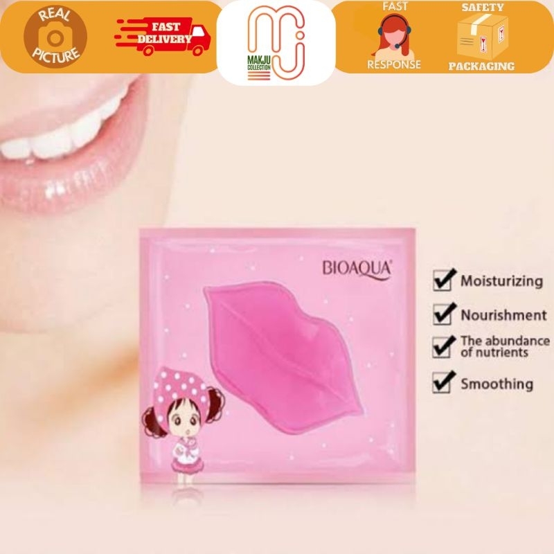 Masker bibir bi0aqua / masker pelembab bibir