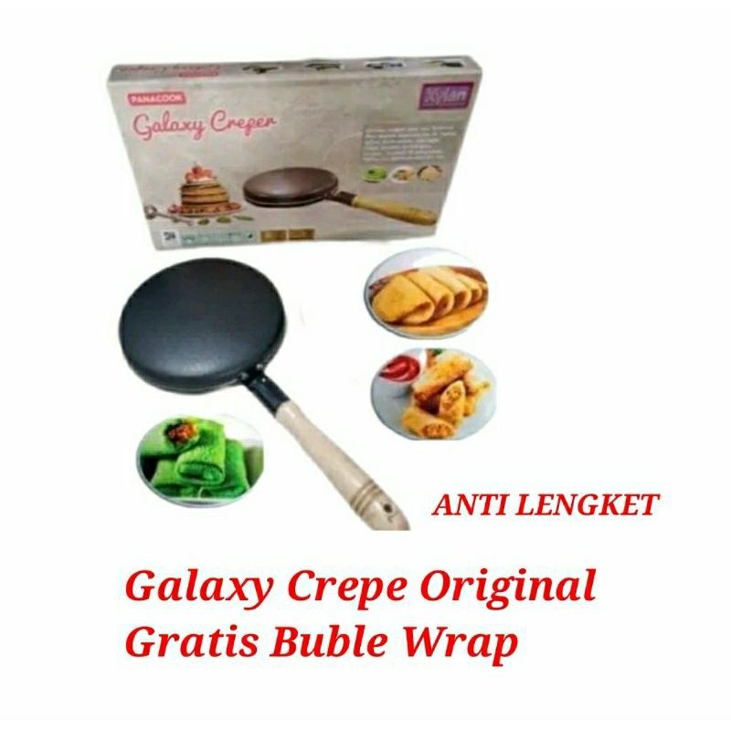 Promo COD Wajan Anti Lengket Galaxy Crepe Maker Cetakan Risol Risoles Lumpia Kue Pastel Dadar Gulung