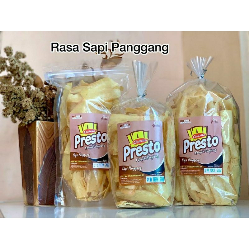 

kripik singkong presto /rasa sapi panggang 250gram