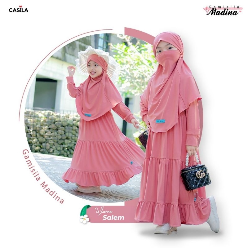Gamisila Madina by Casila gamis anak khimar cadar