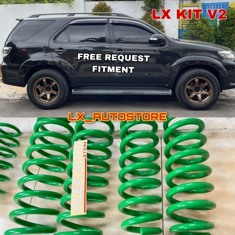 LOWERING KIT FORTUNER VNT LX KIT V2
