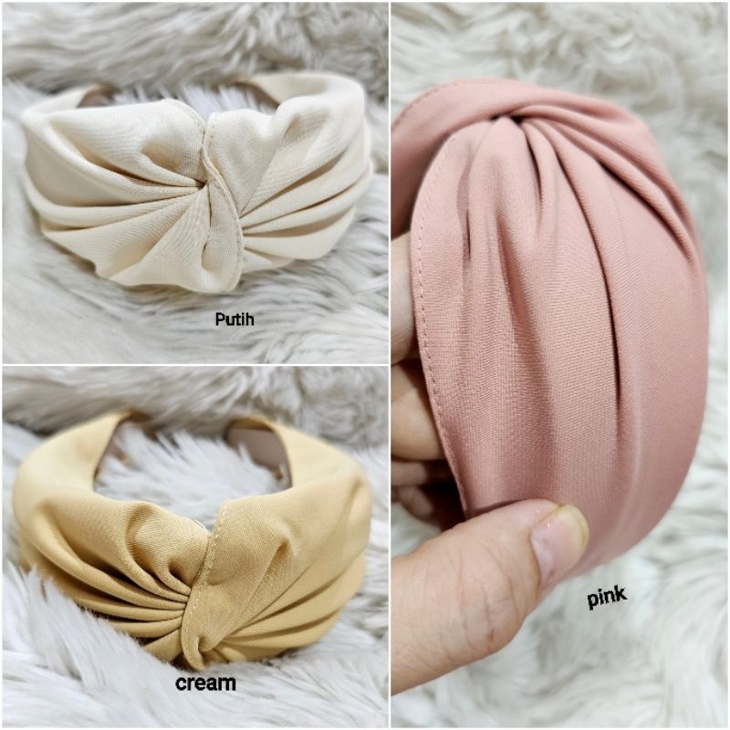 Bando Korea Premium Quality Kristal Kilau Bandana tidak bikin sakit saat di pakai fashion import 729