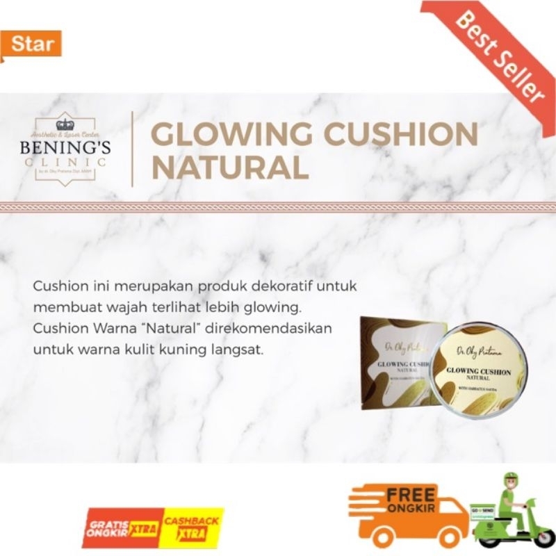 Benings Glowing Cushion Natural Dr.Oky Pratam Bening Bening's clinic