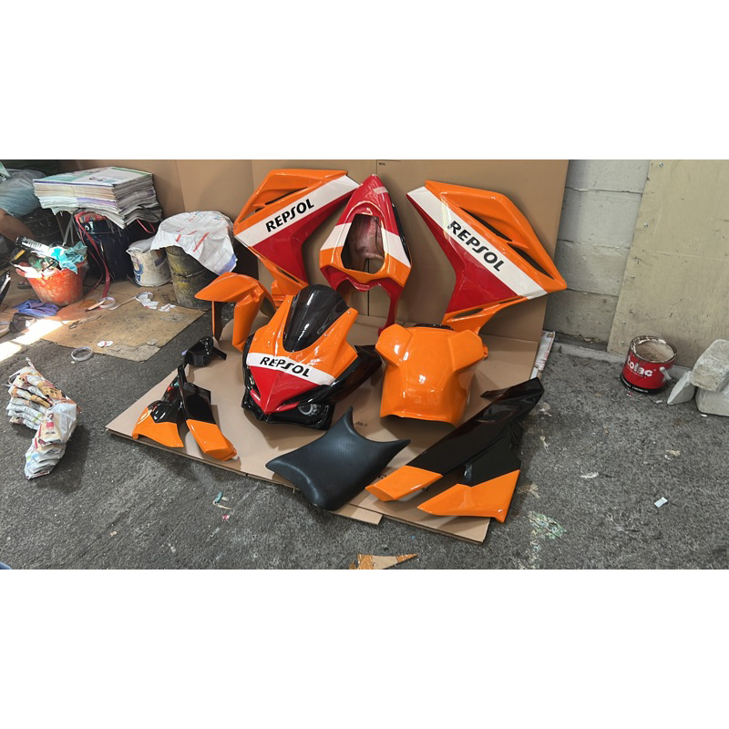 FULL FAIRING REPSOL CBR250RR UNTUK CB150 DAN CBR150