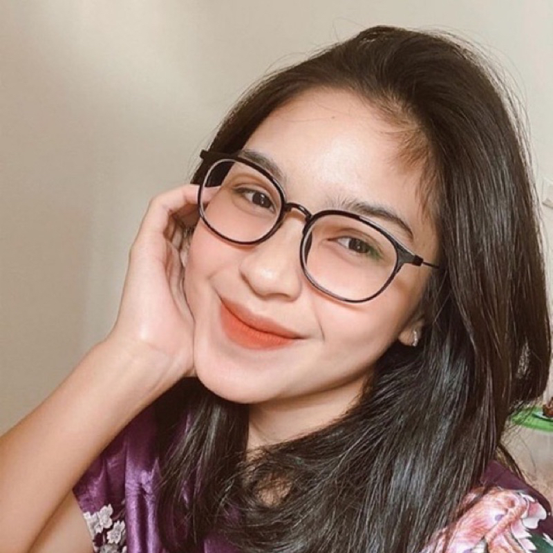 Myprogres Frame Asih Oval Lentur Anti Patah Kacamata Wanita Pria Photocromic Blueray Anti Radiasi Ko