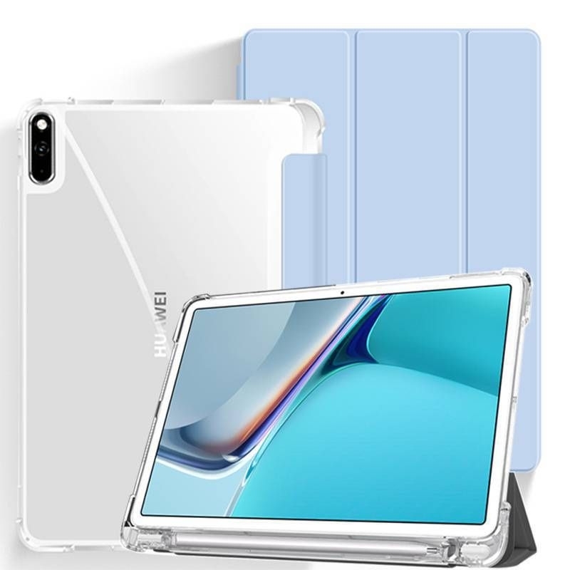 Case Huawei MatePad SE 10.4 2022 / T10s T10 / 11 / 10.4 R 2020 2021 2022 Inch Inci Refresh Smart Flip Cover Casing Slot Pen Pena Book Silikon Clear Soft Silicone TPU