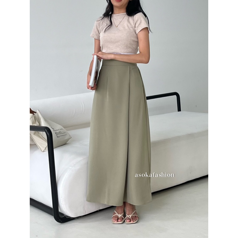 ASOKA Yoora Skirt 1910 - A-Line Maxi Skirt - Raya Collection - Rok Wanita