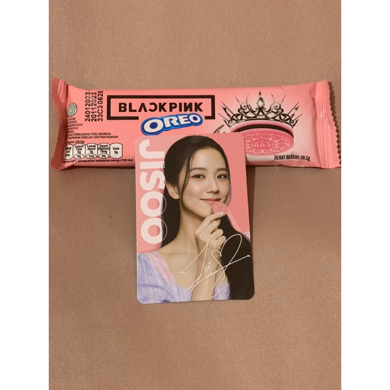 PHOTOCARD JISOO BLACKPINK OREO