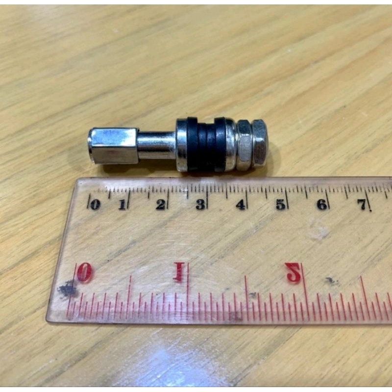 Pentil tubles ukuran 4,5cm pentil tubles ban motor warna crome