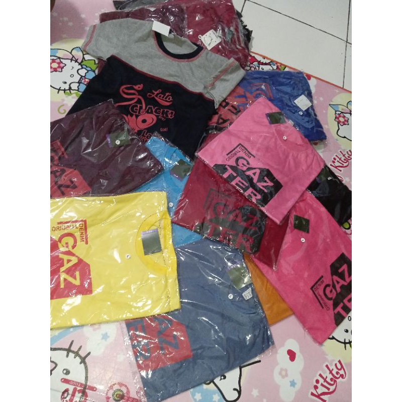 kaos harian anak umur 8-10 tahun  cowok cewe/kaos anak distro/ kaos anak oaket usaha