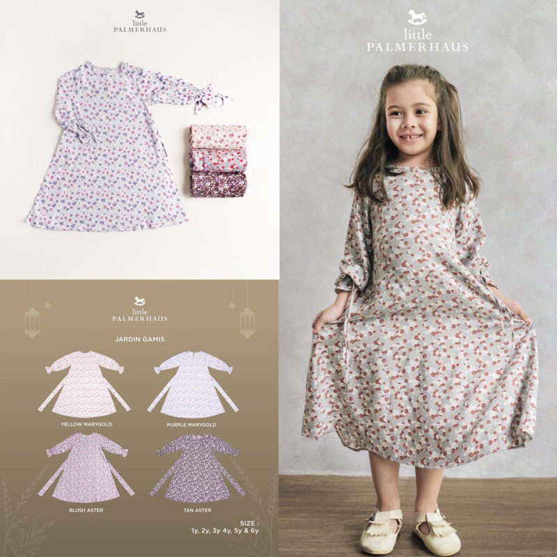 Little Palmerhaus - Jardin Gamis Raya Series / Gamis Anak 1-6thn