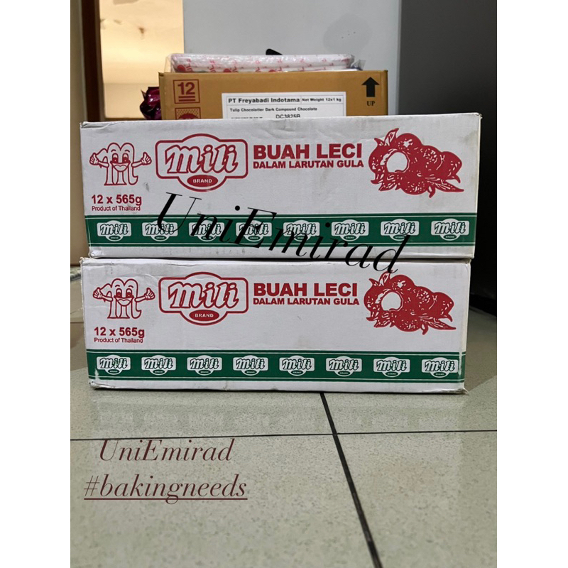 

Mili Lychee 12x565gr