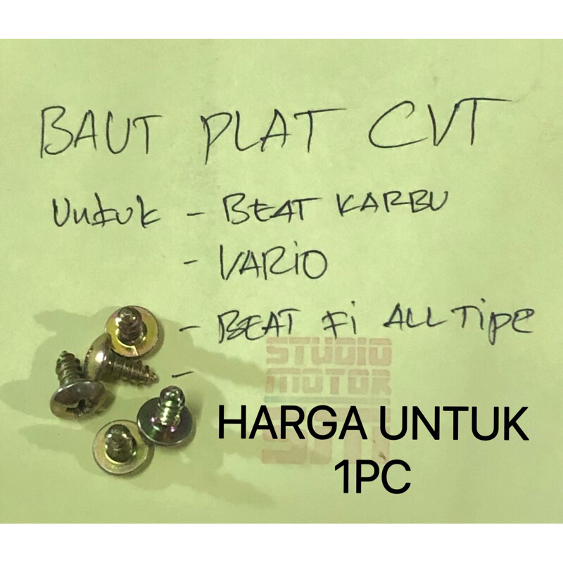 BAUT PLATE L CVT / PLAT GIGI ENGKOL SELAHAN BEAT VARIO INJEKSI FI
